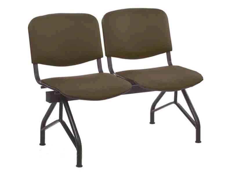 Секция стульев ИЗО люкс - 2 секционная 525х1110х835мм от компании ЛИДЕРМЕД - фото 1
