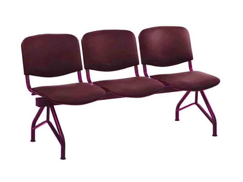 Секция стульев ИЗО люкс - 3 секционная 525х1725х835мм от компании ЛИДЕРМЕД - фото 1