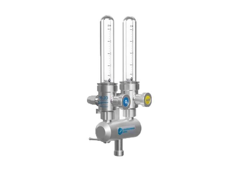 Смеситель кислородно-воздушный медицинский СКВМ (двухрасходомерный) - от компании ЛИДЕРМЕД - фото 1