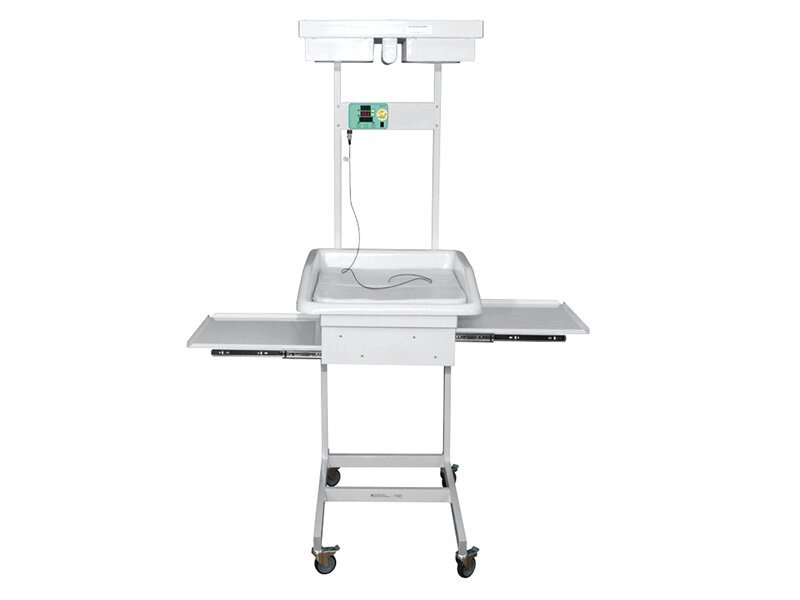 Стол для санитарной обработки новорожденных АИСТ-2 - (с матрацем, полки с порошковым покрытием) от компании ЛИДЕРМЕД - фото 1