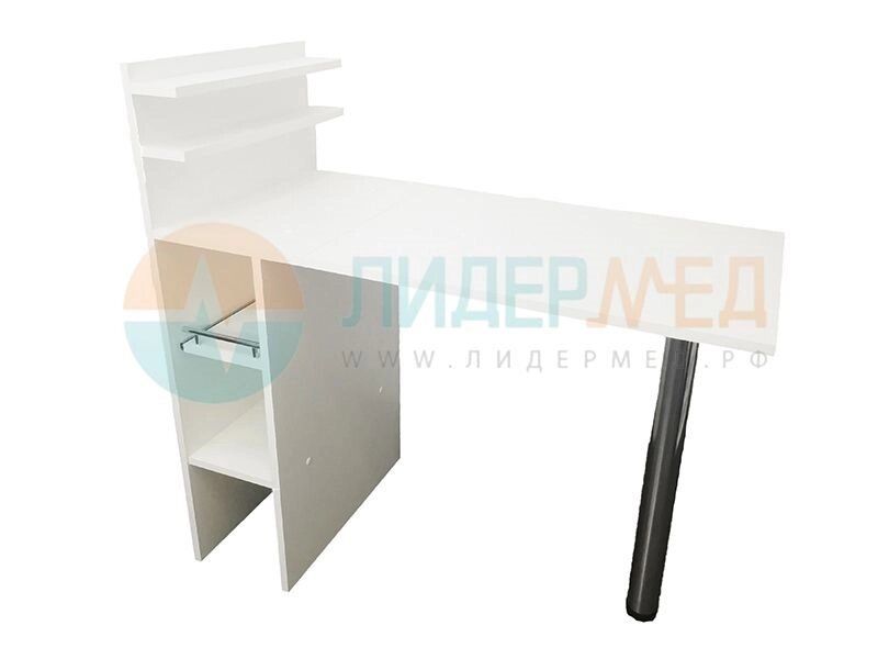Стол маникюрный складной с выдвижным ящиком - от компании ЛИДЕРМЕД - фото 1