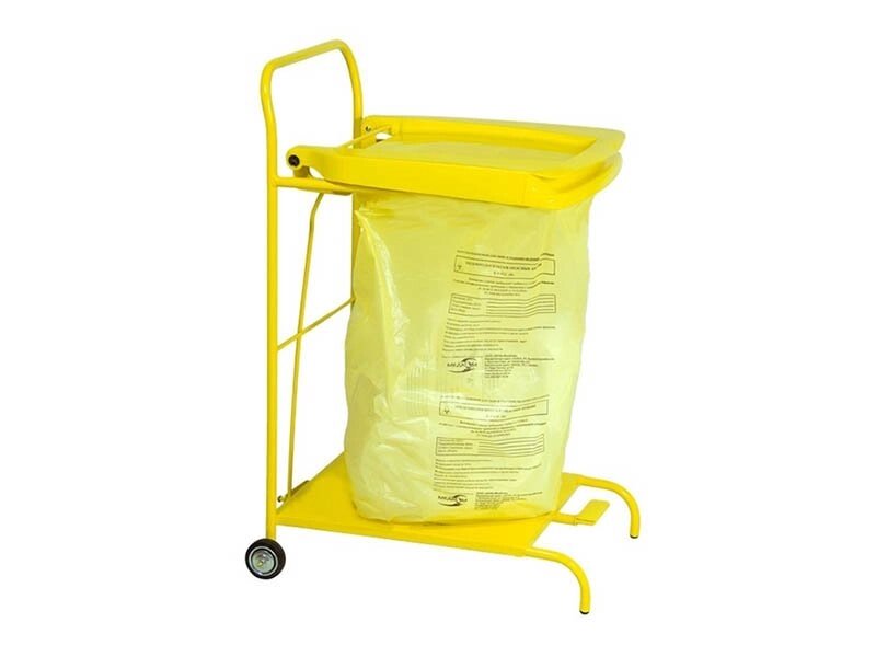 Тележка-стойка для транспортировки медицинских отходов с помощью пакетов - от компании ЛИДЕРМЕД - фото 1