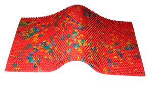 Коврик акупунктурный 24,8х46,2см (шаг игл 6,8 мм) Ляпко