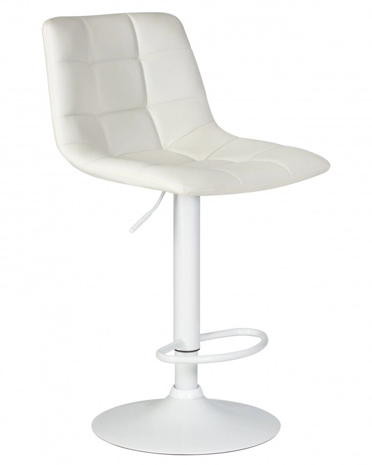 Барный стул LM- 5017 White Base экокожа от компании Ассорти Мебель для ВСЕХ - фото 1