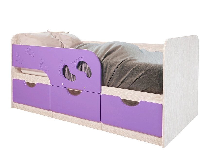 Детская кровать Минима Лего (BTS) 80*186 от компании Ассорти Мебель для ВСЕХ - фото 1