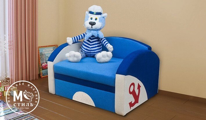 Детский диван Морячок от компании Ассорти Мебель для ВСЕХ - фото 1