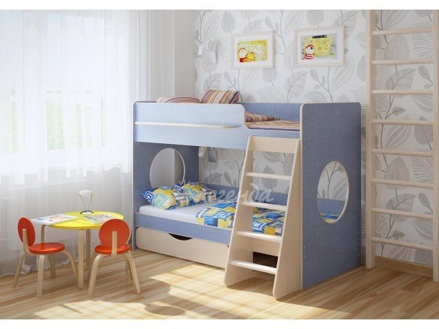 Двухъярусная детская кровать Легенда 25.2 от компании Ассорти Мебель для ВСЕХ - фото 1