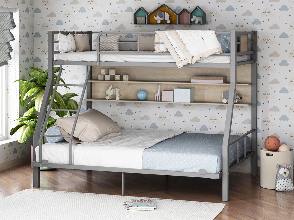 Двухъярусная кровать Гранада-1П  1400 (ФМ) от компании Ассорти Мебель для ВСЕХ - фото 1