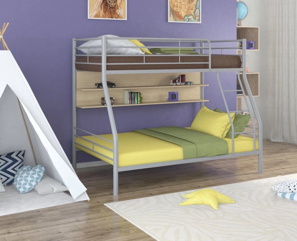 Двухъярусная кровать Гранада 2П (ФМ) от компании Ассорти Мебель для ВСЕХ - фото 1