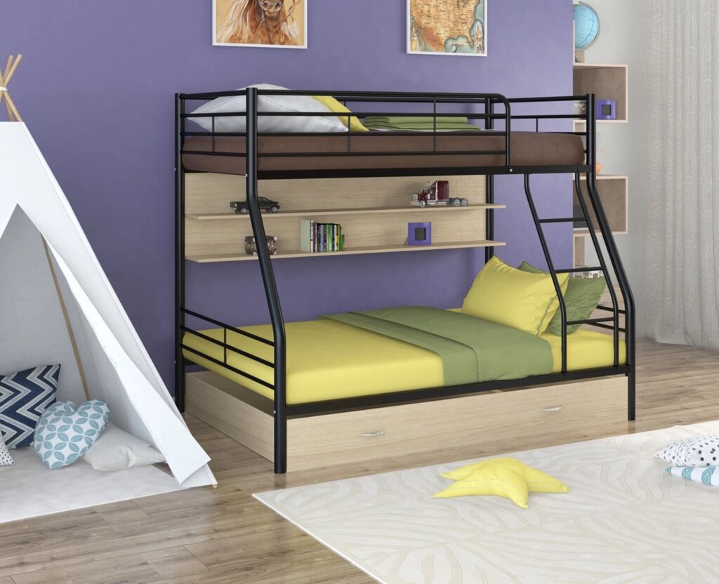 Двухъярусная кровать Гранада 2ПЯ (ФМ) от компании Ассорти Мебель для ВСЕХ - фото 1