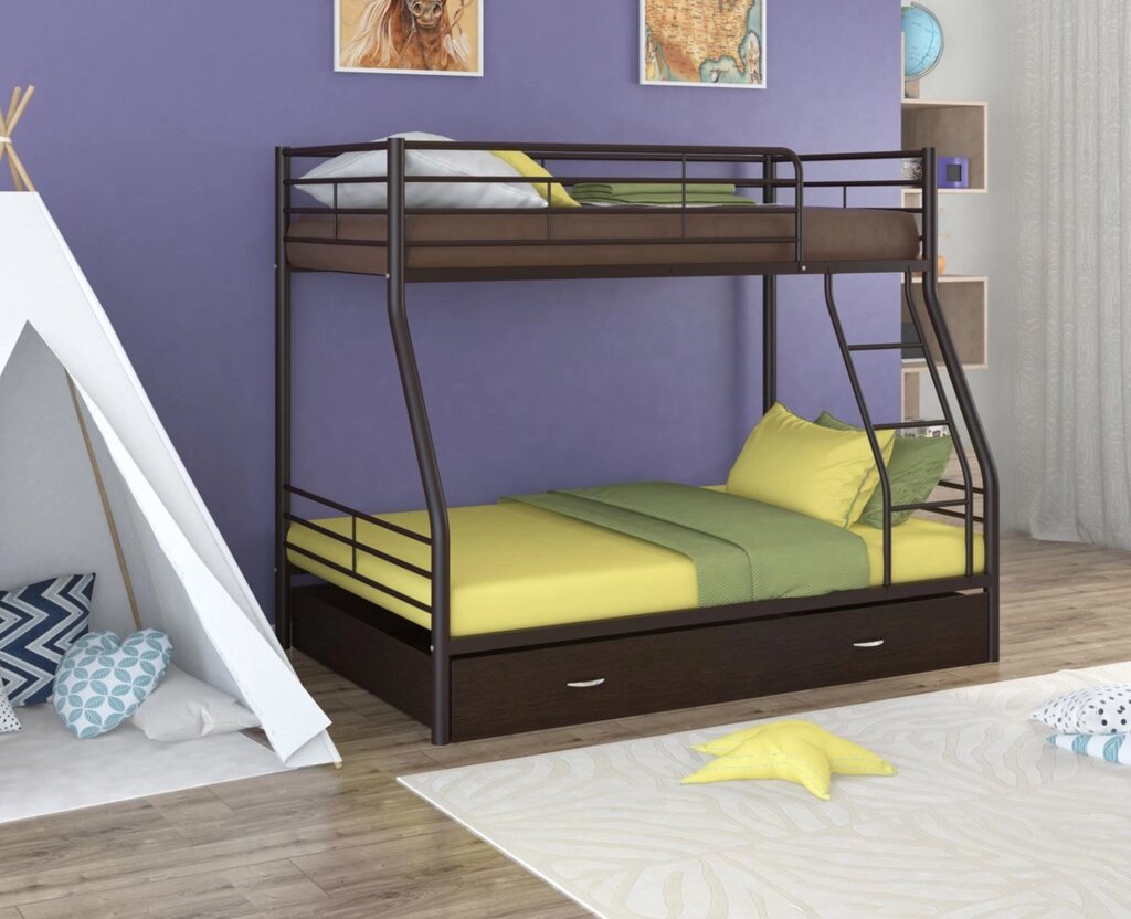 Двухъярусная кровать Гранада 2Я (ФМ) от компании Ассорти Мебель для ВСЕХ - фото 1