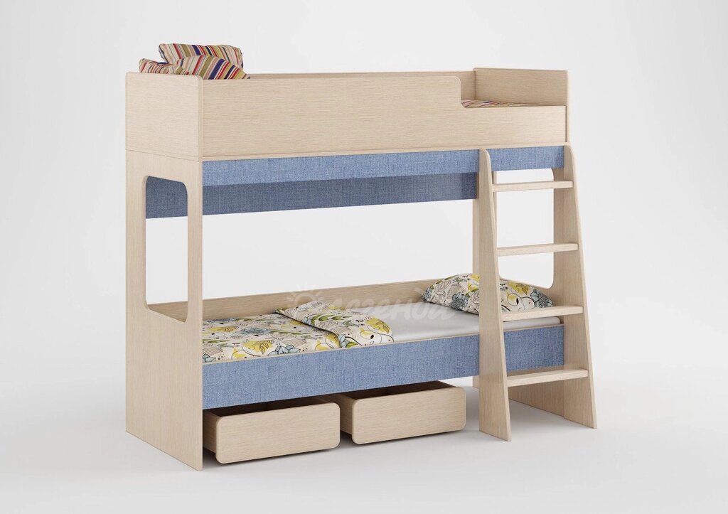 Двухъярусная кровать Легенда 38 от компании Ассорти Мебель для ВСЕХ - фото 1