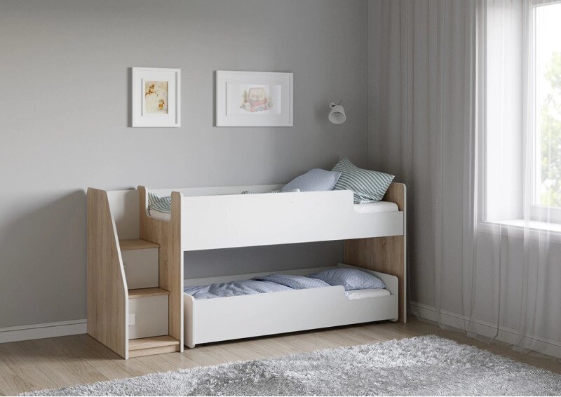 Двухъярусная кровать Легенда К402.41 от компании Ассорти Мебель для ВСЕХ - фото 1