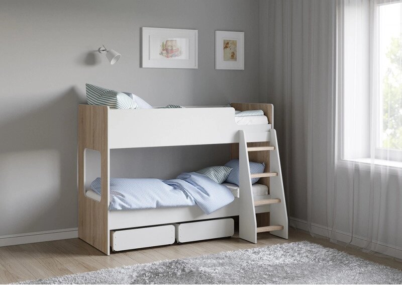 Двухъярусная кровать Легенда К501.52 от компании Ассорти Мебель для ВСЕХ - фото 1