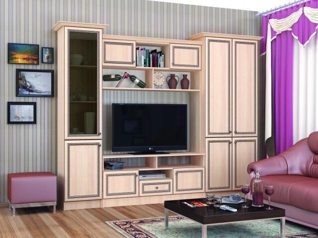 Гостиная модульная  Жасмин 2 (ТЭКС) от компании Ассорти Мебель для ВСЕХ - фото 1