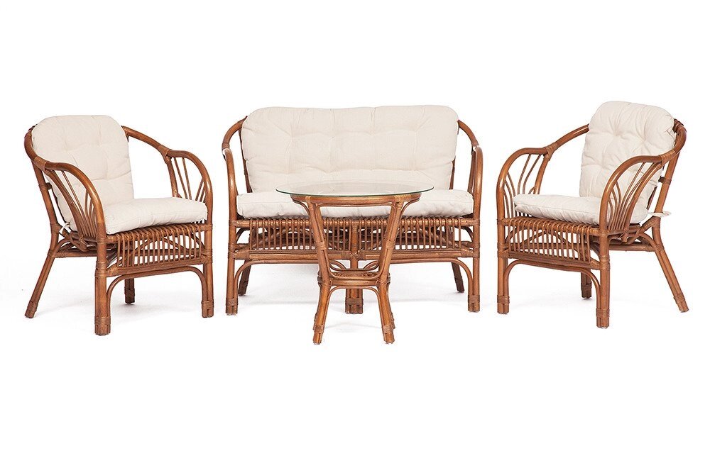 Комплект мебели из ротанга " NEW BOGOTA" coco brown (Т) от компании Ассорти Мебель для ВСЕХ - фото 1