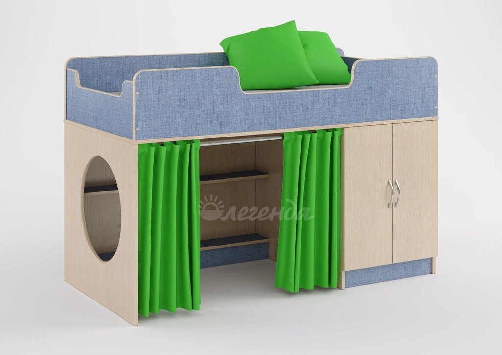 Комплект занавесок к кровати Легенда 2 от компании Ассорти Мебель для ВСЕХ - фото 1
