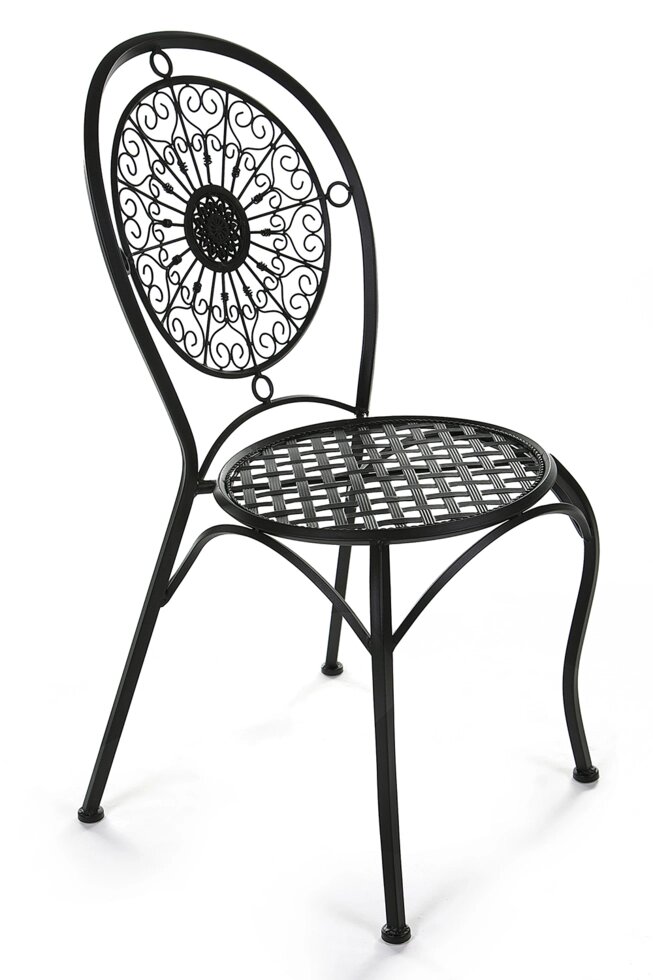 Кованый стул Secret De Maison «Глория» (Gloria) (Чёрный) от компании Ассорти Мебель для ВСЕХ - фото 1