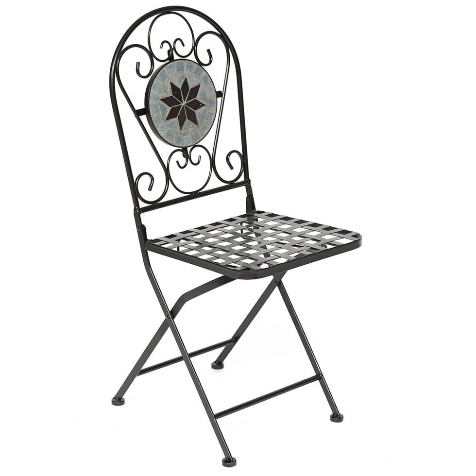 Кованый стул Secret De Maison «Vicenza Astra» (PL08-1070-1-GBRN) от компании Ассорти Мебель для ВСЕХ - фото 1