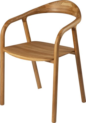 Кресло деревянное из массива дуба Соул Дуб светлый