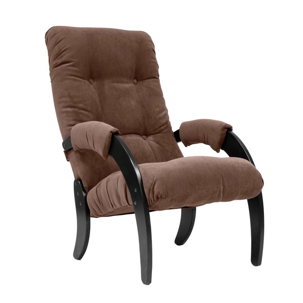 Кресло для отдыха МИ Модель 61, Венге, ткань Verona Brown от компании Ассорти Мебель для ВСЕХ - фото 1