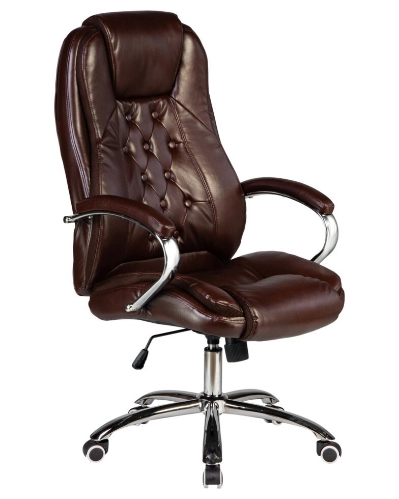 Кресло для руководителя LMR-116B (коричневый) от компании Ассорти Мебель для ВСЕХ - фото 1