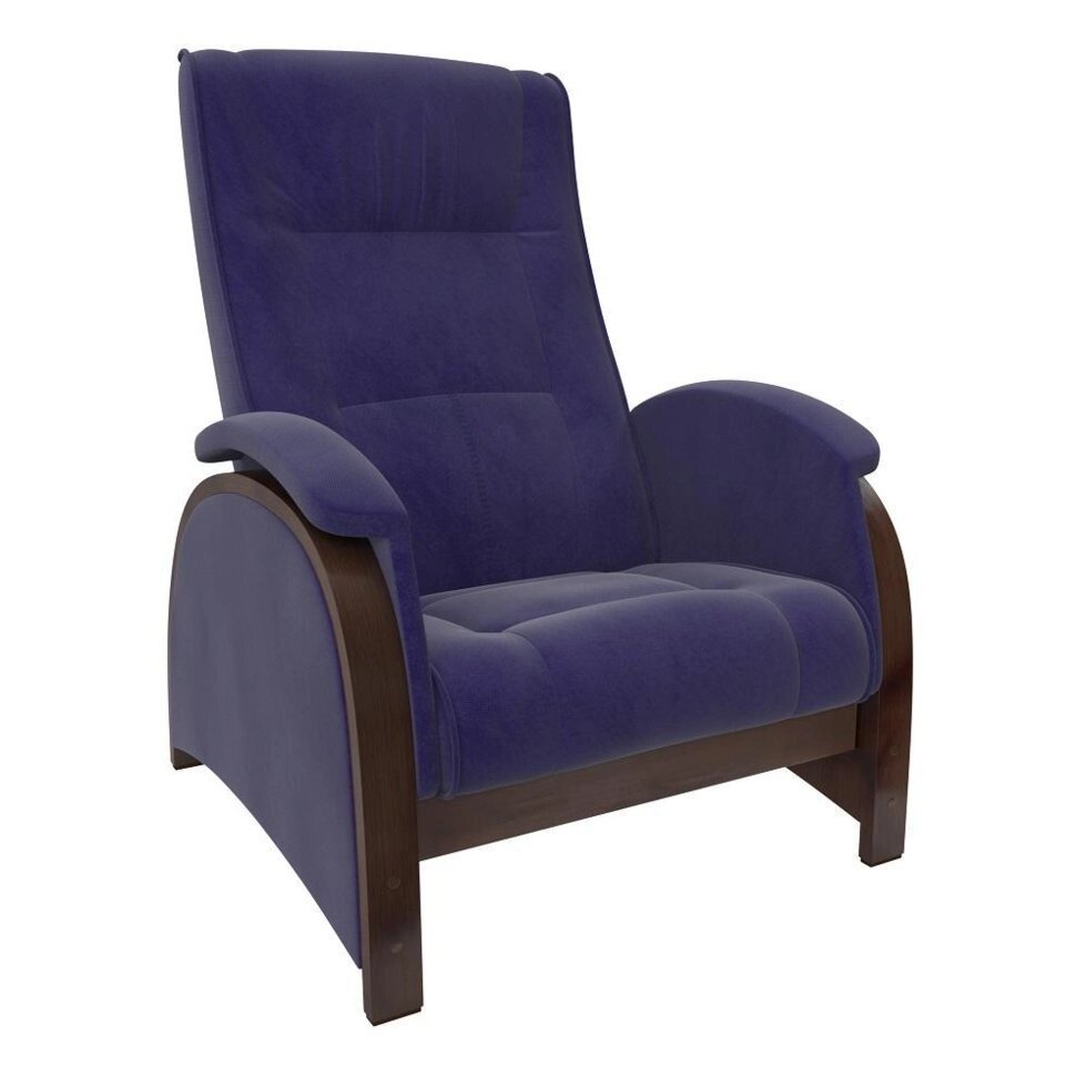 Кресло-глайдер МИ Модель Balance 2 , Орех/шпон, ткань Verona Denim Blue от компании Ассорти Мебель для ВСЕХ - фото 1