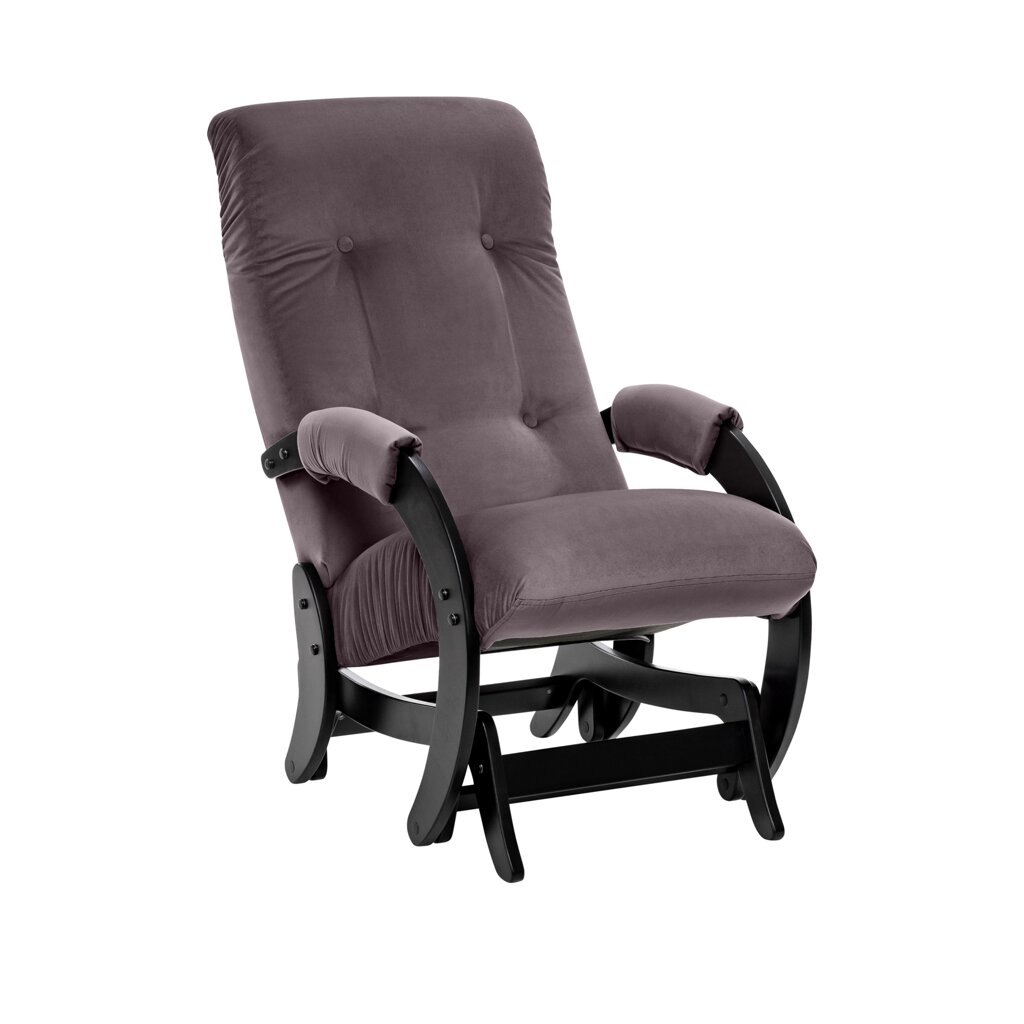 Кресло-качалка глайдер МИ Модель 68, Венге, ткань V 19 от компании Ассорти Мебель для ВСЕХ - фото 1