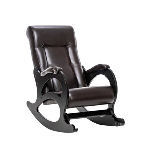 Кресло-качалка МИ Модель 44 венге б/л (Венге /к/з Oregon perlamutr 120)