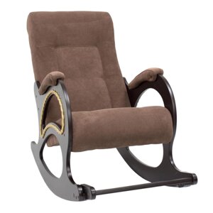 Кресло-качалка МИ Модель 44 венге, ткань Verona Brown