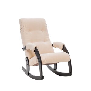 Кресло-качалка МИ Модель 67, Венге, ткань Verona Vanilla