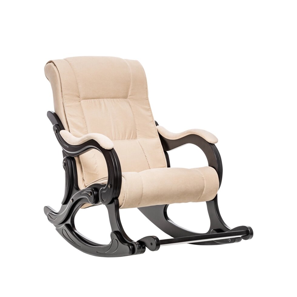 Кресло-качалка МИ Модель 77 венге, Венге, ткань Verona Vanilla от компании Ассорти Мебель для ВСЕХ - фото 1
