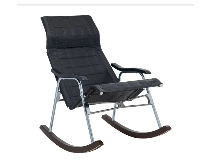 Кресло-качалка складная Белтех (черный) от компании Ассорти Мебель для ВСЕХ - фото 1