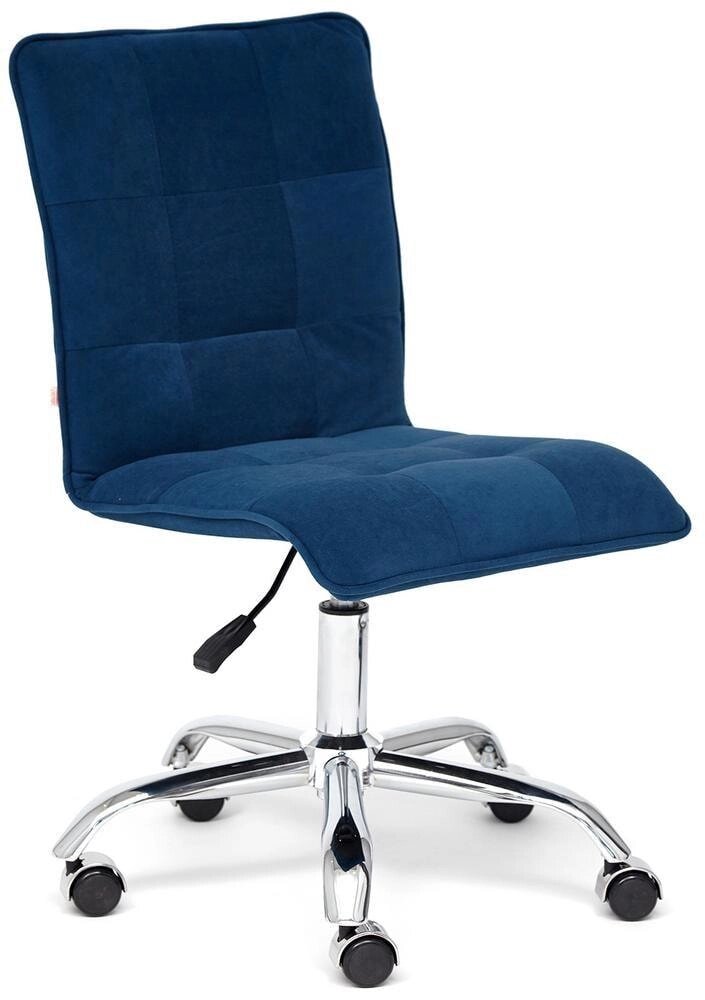 Кресло компьютерное Zero (Т) флок синий от компании Ассорти Мебель для ВСЕХ - фото 1