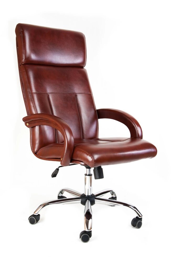 Кресло офисное КР-17 хром от компании Ассорти Мебель для ВСЕХ - фото 1