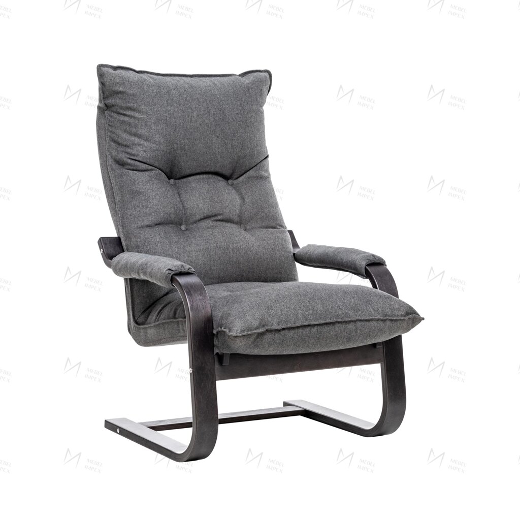 Кресло- трансформер Leset Оливер (венге текстура/Мальмо 95) от компании Ассорти Мебель для ВСЕХ - фото 1