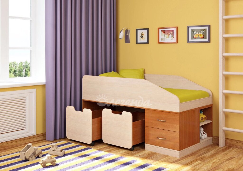Кровать чердак Легенда 8 от компании Ассорти Мебель для ВСЕХ - фото 1