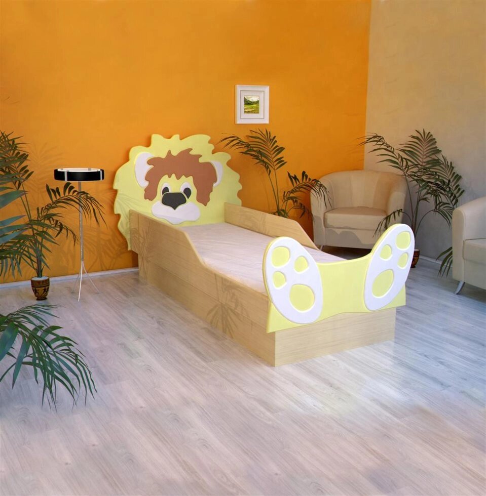 Кровать детская Львенок от компании Ассорти Мебель для ВСЕХ - фото 1