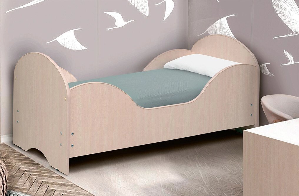 Кровать детская Малышка №6 от компании Ассорти Мебель для ВСЕХ - фото 1