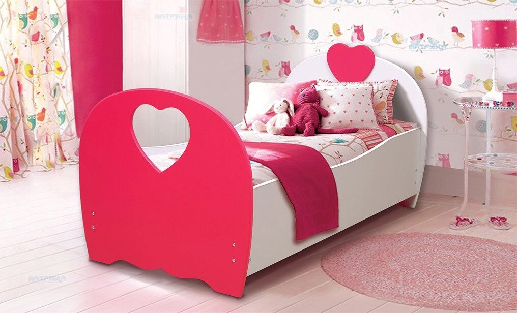 Кровать детская Сердце от компании Ассорти Мебель для ВСЕХ - фото 1