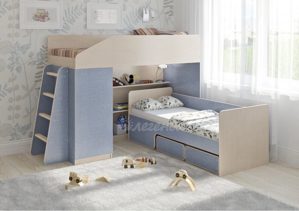 Кровать  двухъярусная Легенда 11.11 от компании Ассорти Мебель для ВСЕХ - фото 1