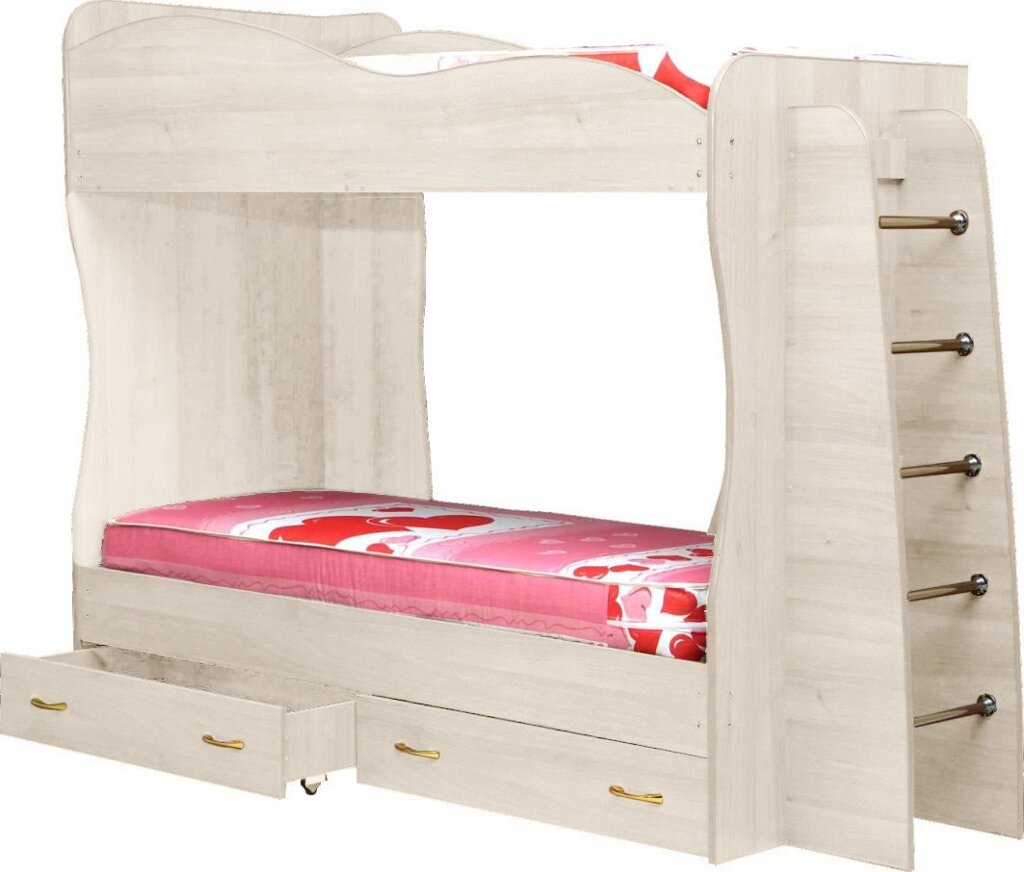 Кровать двухъярусная Юниор 1 от компании Ассорти Мебель для ВСЕХ - фото 1