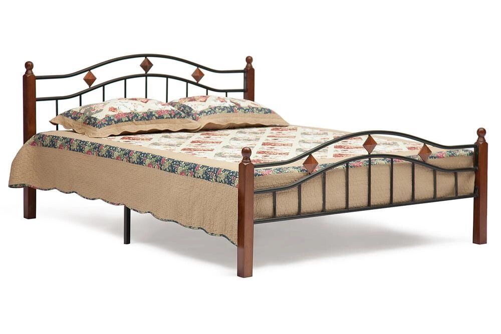 Кровать двуспальная АТ-126 1600*2000 от компании Ассорти Мебель для ВСЕХ - фото 1