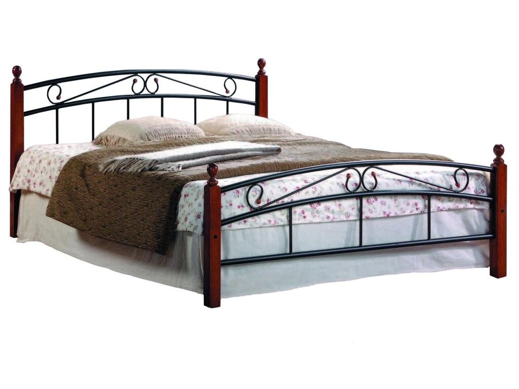Кровать двуспальная АТ-8077 1400*2000 от компании Ассорти Мебель для ВСЕХ - фото 1
