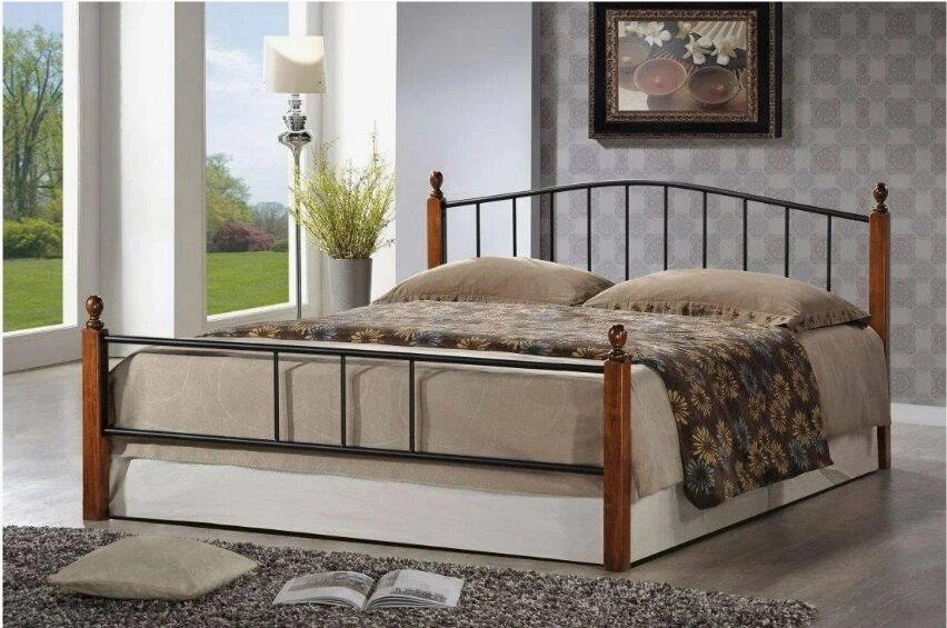 Кровать двуспальная АТ-915 1600*2000 от компании Ассорти Мебель для ВСЕХ - фото 1
