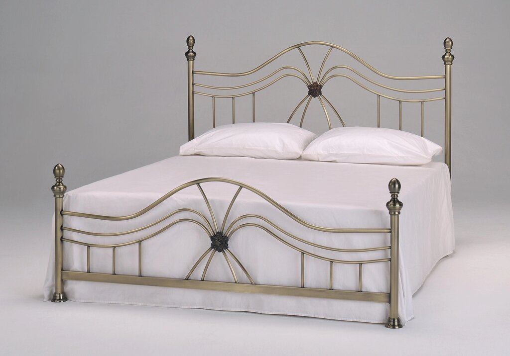 Кровать двуспальная «Беатрис» (Beatrice) античная медь 1600*2000 от компании Ассорти Мебель для ВСЕХ - фото 1