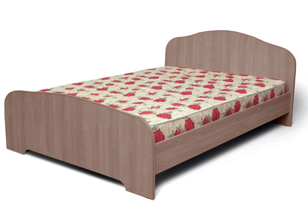 Кровать двуспальная ЛДСП №1 (МБ) от компании Ассорти Мебель для ВСЕХ - фото 1