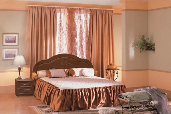 Кровать двуспальная, усиленное основание от компании Ассорти Мебель для ВСЕХ - фото 1