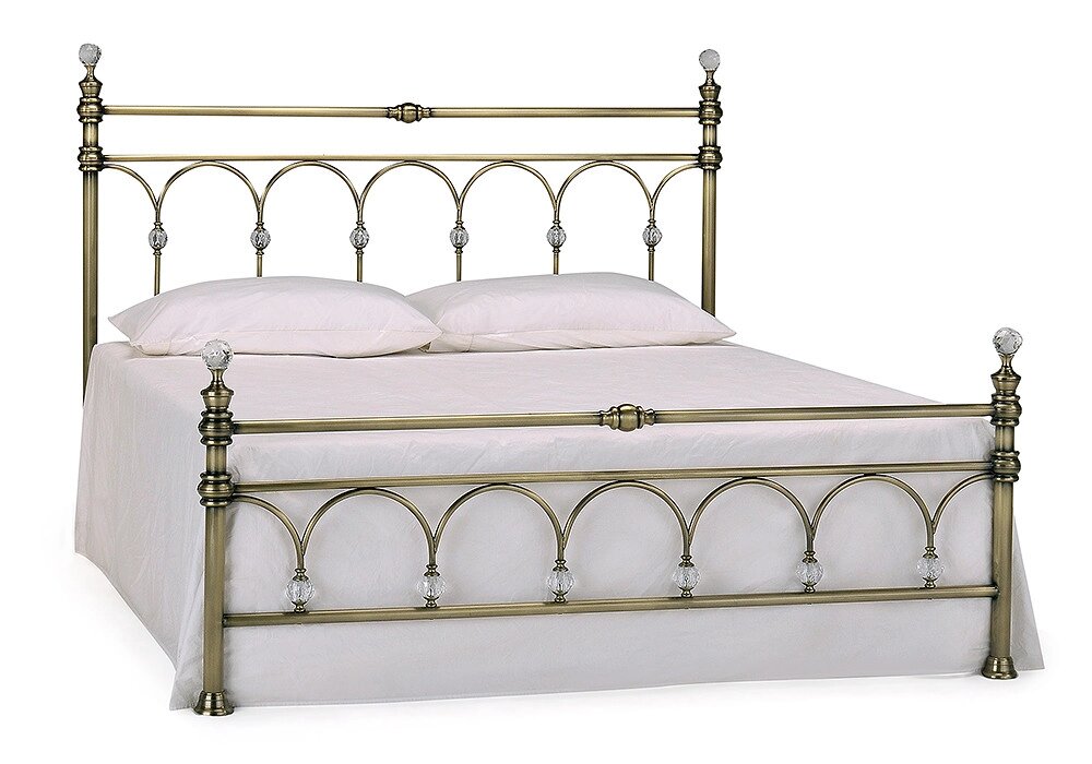 Кровать двуспальная «Виндзор» (Windsor) античная медь 1400*2000 от компании Ассорти Мебель для ВСЕХ - фото 1
