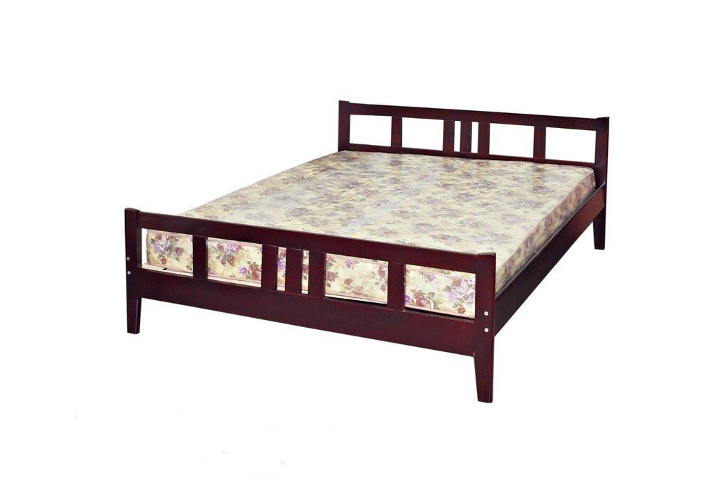 Кровать из массива Анжелика от компании Ассорти Мебель для ВСЕХ - фото 1